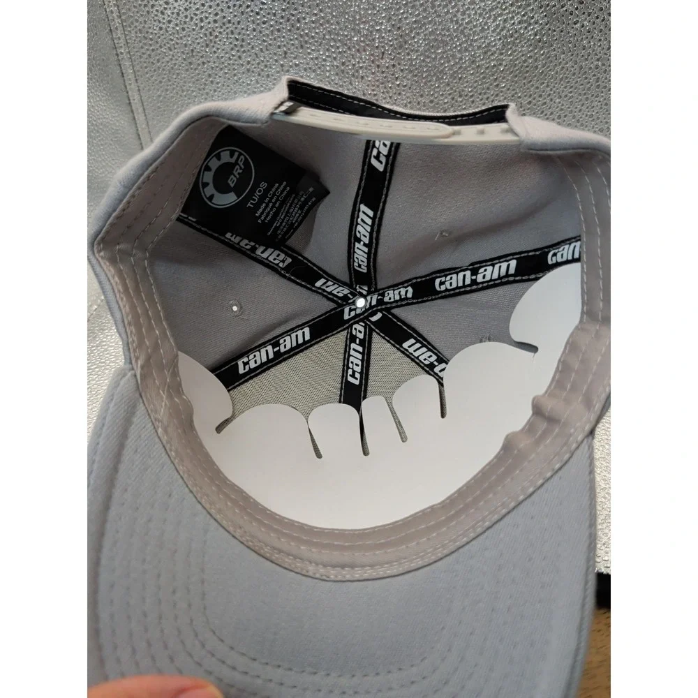 Can Am BRP Logo Khaki Baseball Hat Off Road ATV Motorsports Fitted Size Snapback